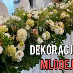 Jak stworzyć piękne kwiaty na stół pary młodej krok po kroku