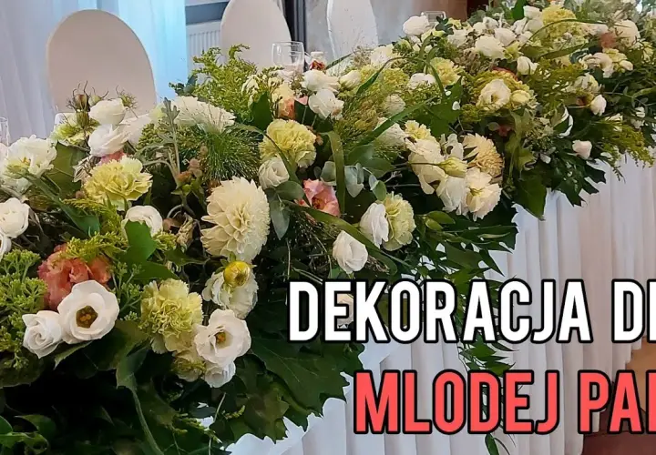 Jak stworzyć piękne kwiaty na stół pary młodej krok po kroku