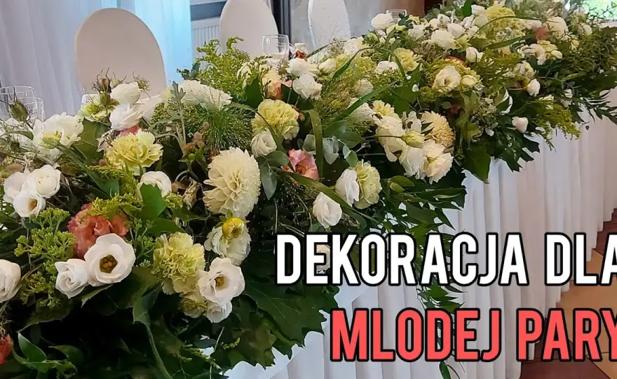 Jak stworzyć piękne kwiaty na stół pary młodej krok po kroku