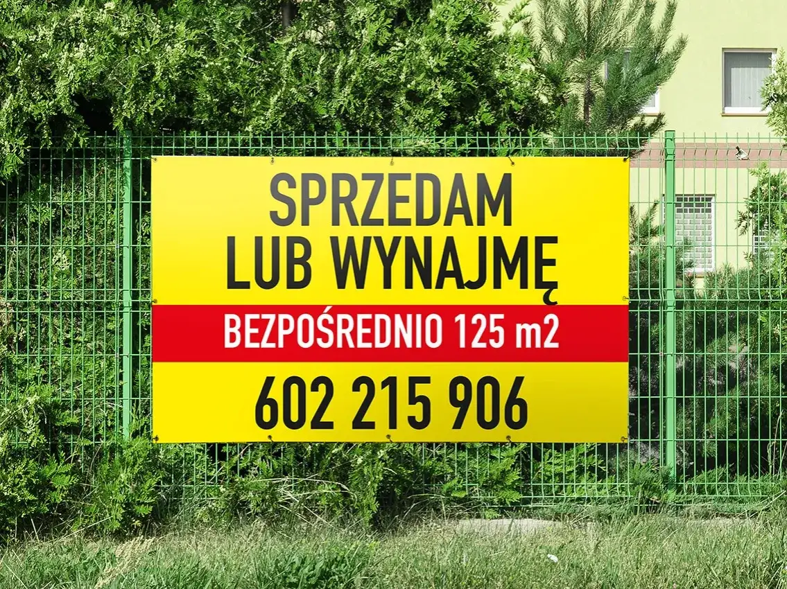 Zdjęcie Ile kosztuje powieszenie reklamy na płocie? Zaskakujące ceny!